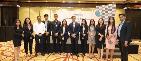The Soonicorn team at the Delhi investors' meet-up